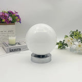 Luminária de Mesa Esfera Minimalista – Recarregável com Dimmer para Cabeceira