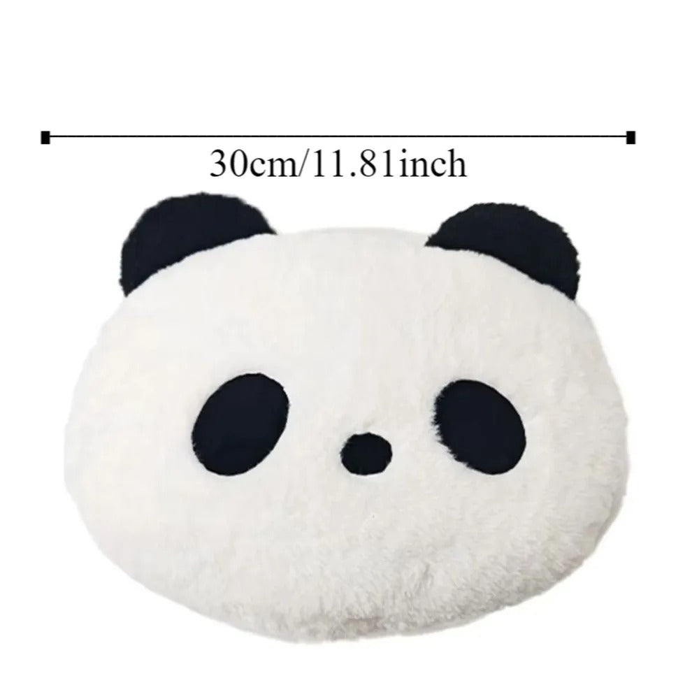 Almofada Panda de Pelúcia Kawaii 30cm – Travesseiro Fofo para Sofá
