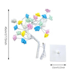 Luminária Árvore de Rosas LED – 36 Flores com Luz USB 45cm