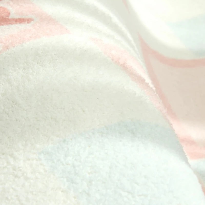 Tapete Formato Flor – Decoração Fofa e Macia para Quarto, Sala e Infantil