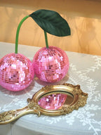 Cerejas Decorativas Disco Ball Espelhadas – Decoração de Parede e Interiores 20cm
