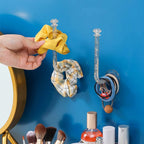 Gancho Decorativo de Parede Sem Furação – Estilo Cristal Multifuncional