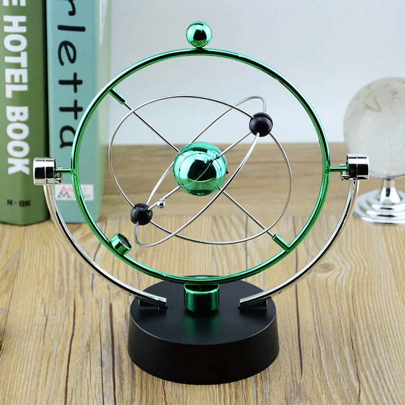Pêndulo Magnético Rotativo Galático – Decoração Científica de Movimento Perpétuo