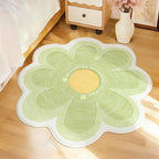 Tapete Formato Flor – Decoração Fofa e Macia para Quarto, Sala e Infantil