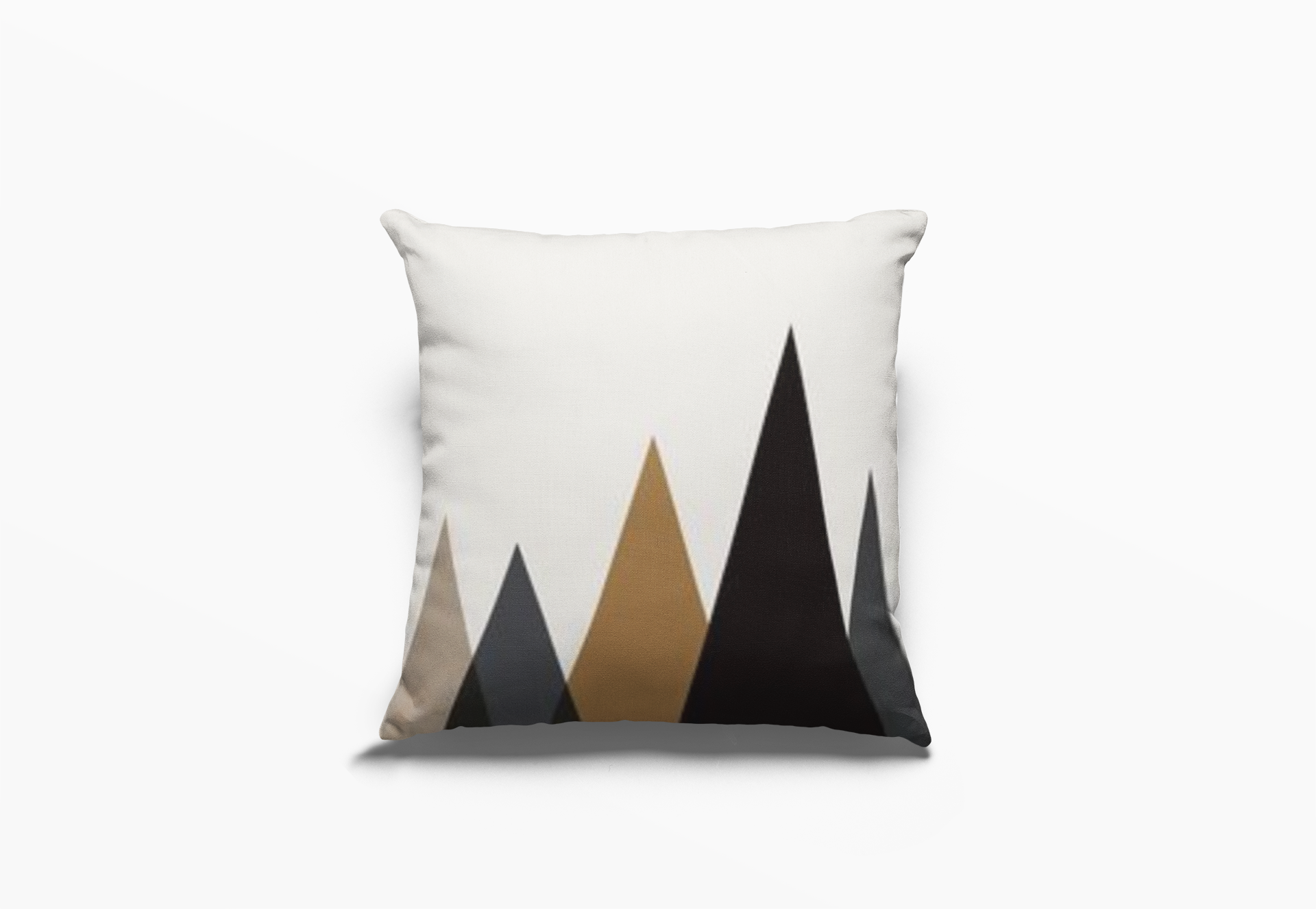 Capas de Almofada em Linho com Estampa Geométrica – 45x45 cm