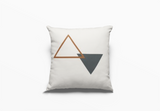 Capas de Almofada em Linho com Estampa Geométrica – 45x45 cm