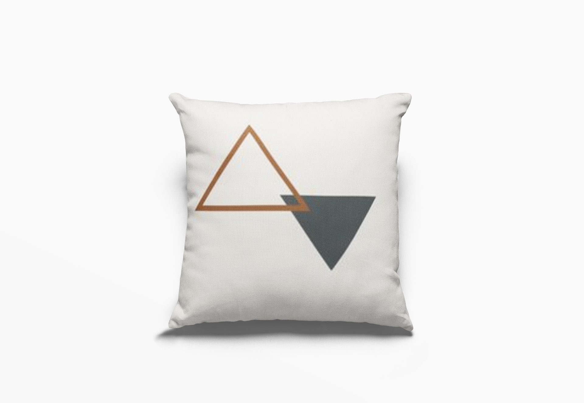 Capas de Almofada em Linho com Estampa Geométrica – 45x45 cm