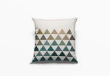 Capas de Almofada em Linho com Estampa Geométrica – 45x45 cm